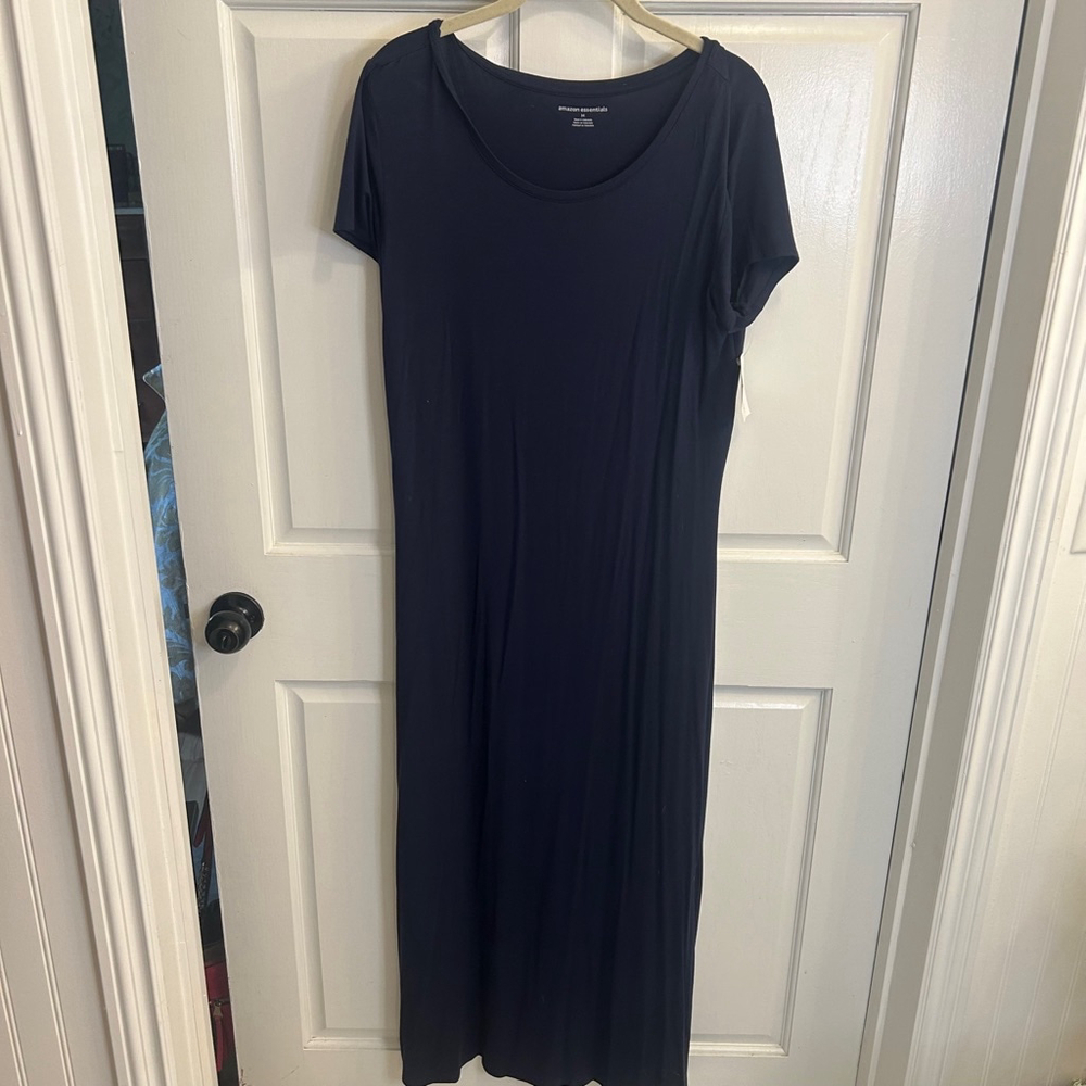 Women's Amazon Essentials Dress M Navy
